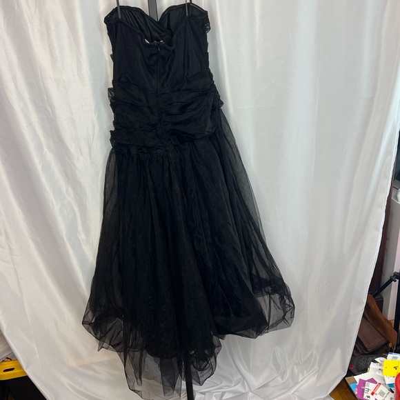Saints & Secrets Daphnie Drop Waist Tulle Midi Dress Black, size XL NWT - Picture 11 of 11